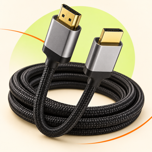 Câble HDMI 2.1 tressé compatible 8K