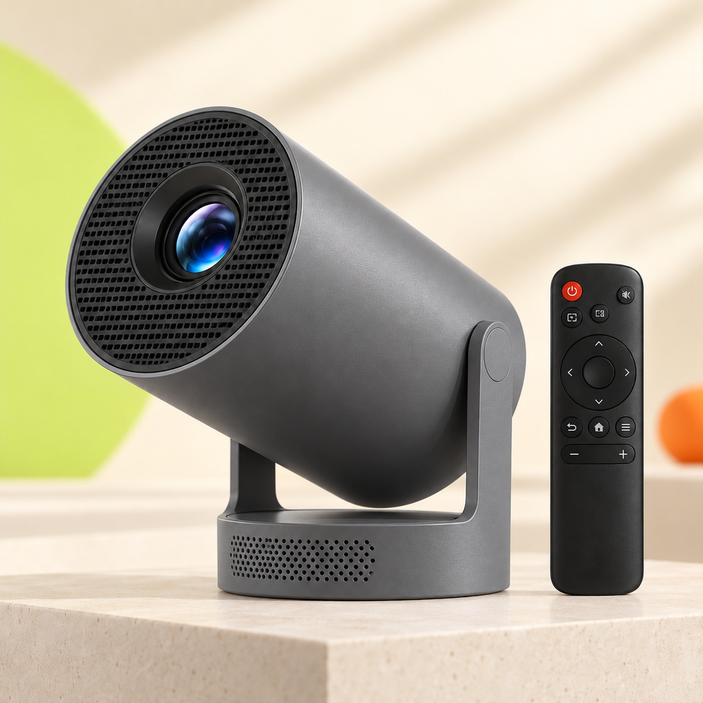 HY300 Pro+ gris avec enceinte 5 W intégrée et télécommande