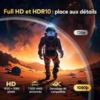 MOOD Cinema — Full HD, HDR10 et décodage 4K — en français
