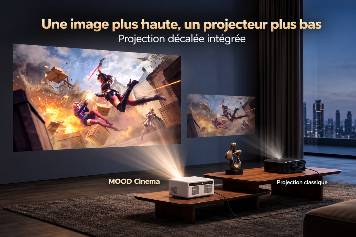 MOOD Cinema — projection décalée — en français
