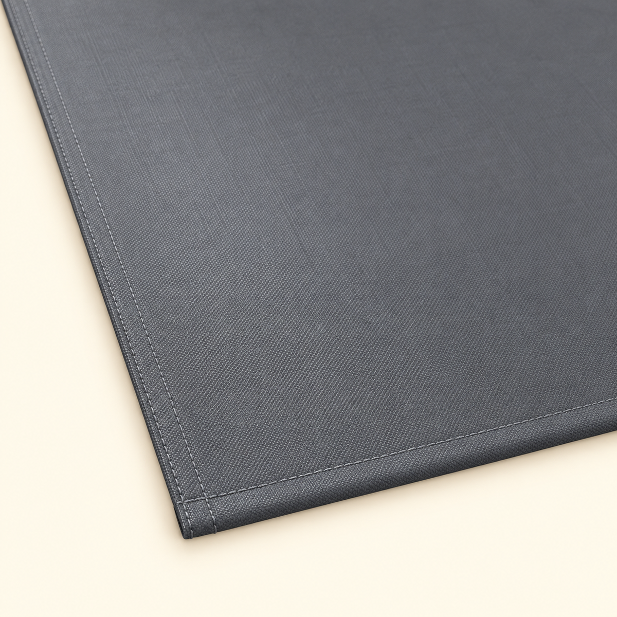 Écran de projection gris 60 pouces — détail du tissu et des coutures