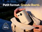 MOOD Go — vue avant, côté et sangle de transport — en français