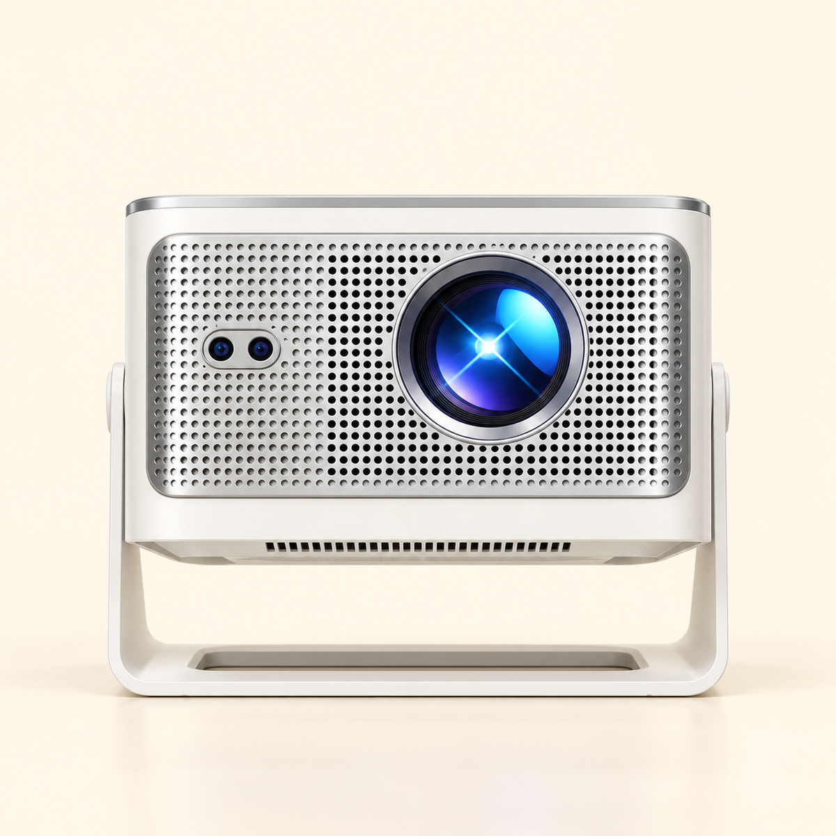HY350 Max blanc — vue de face et support orientable