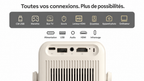 MOOD Mini — vue arrière détaillée et connectique en français