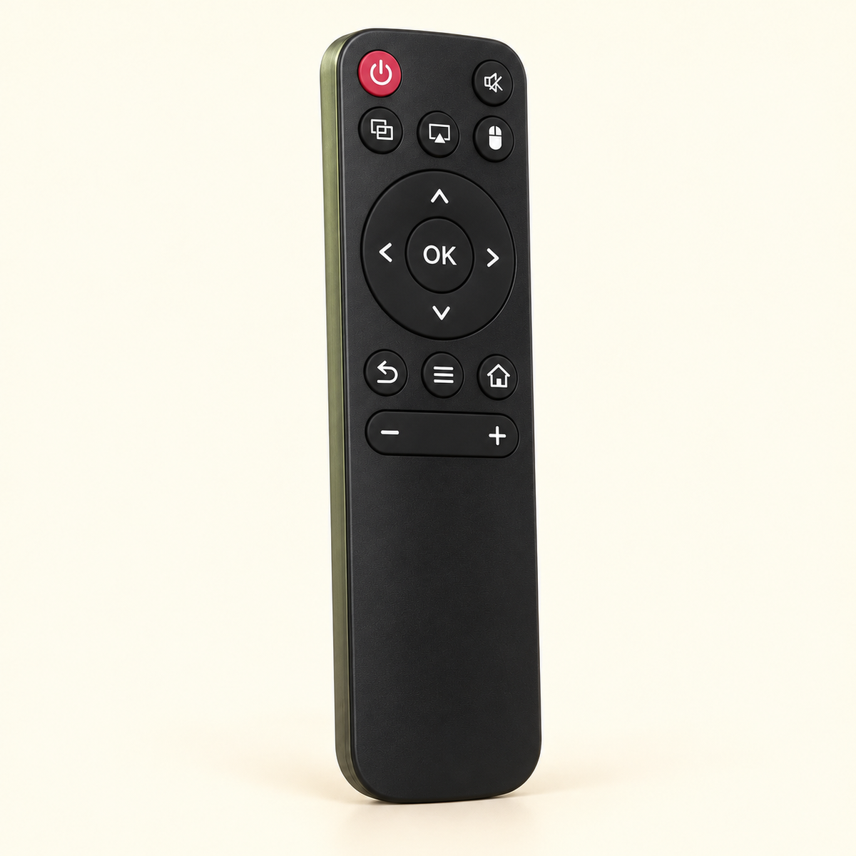 Télécommande de remplacement HY300 Pro — vue trois quarts