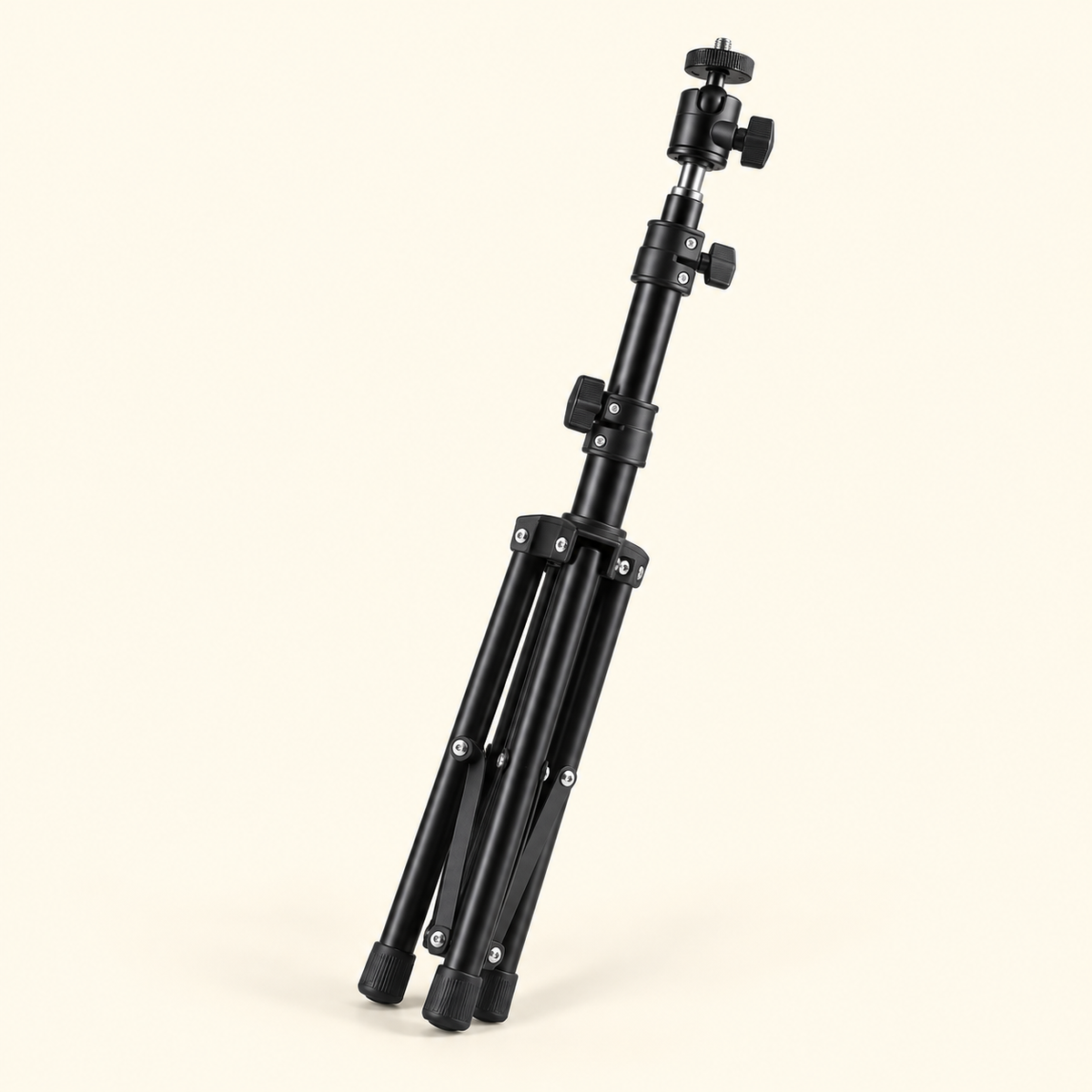 Trépied réglable 50 à 160 cm — vue pliée pour le transport