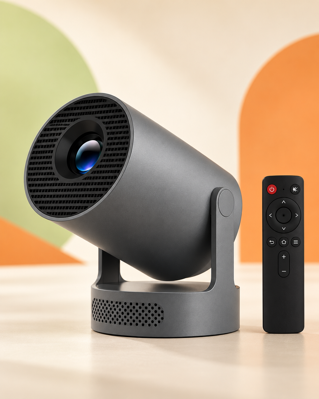 HY300 Pro+ gris avec enceinte intégrée et télécommande