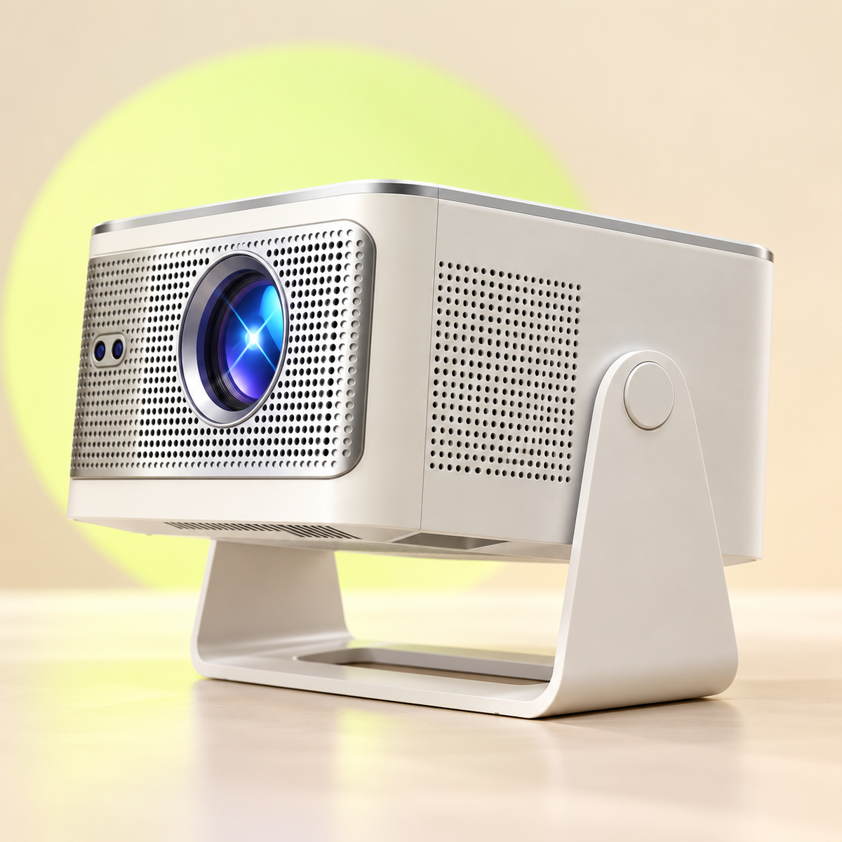 HY350 Max blanc – vue latérale et support orientable