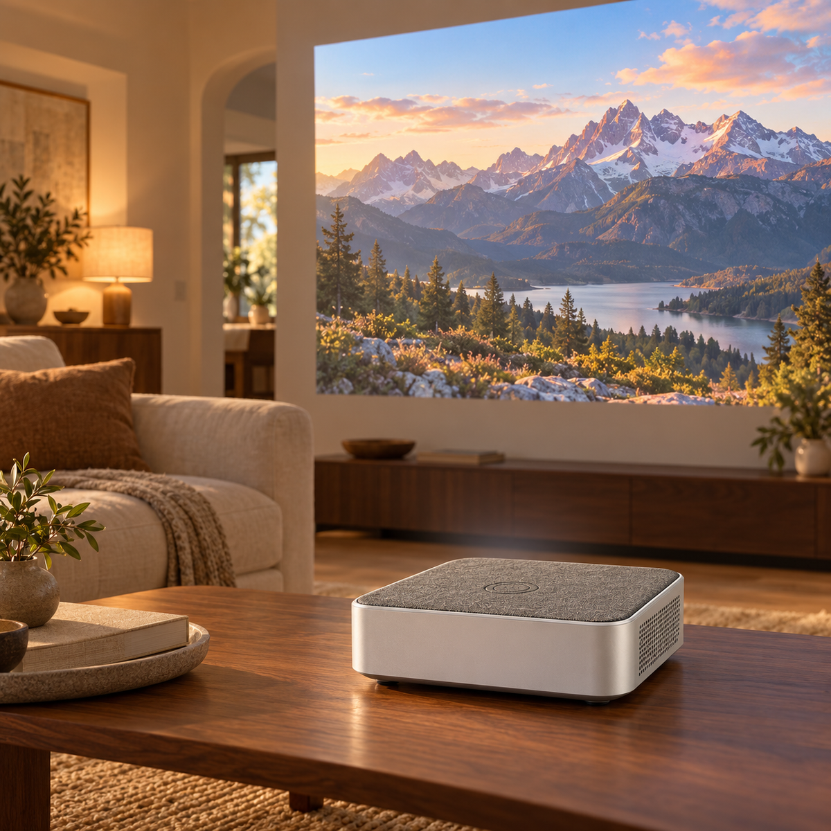 VORTEX 4K orienté vers une projection murale