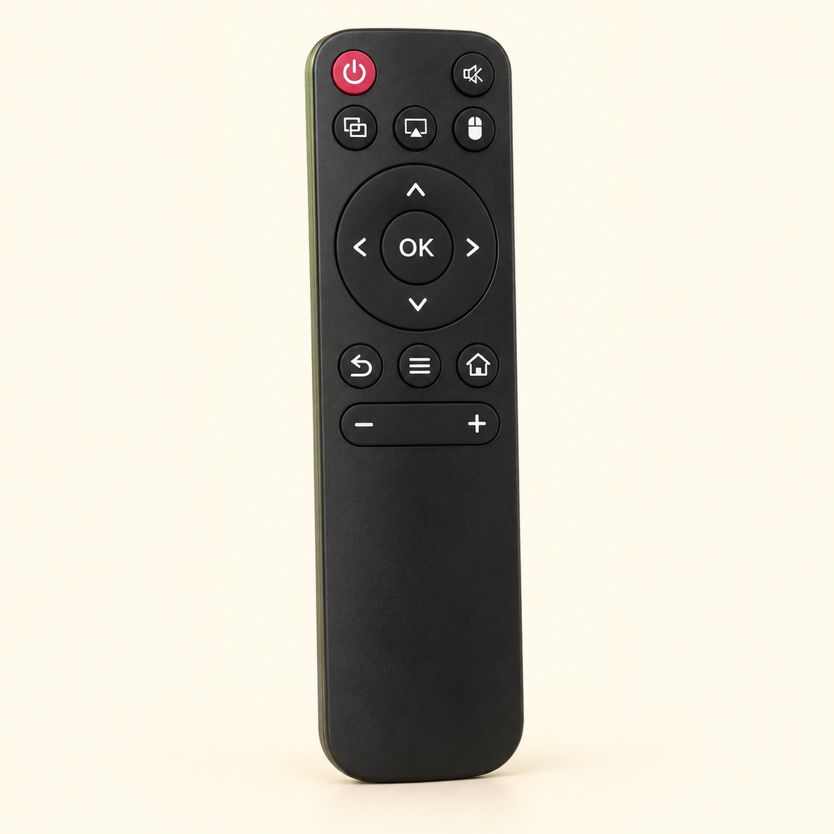 Télécommande de remplacement compatible HY300 Pro sur fond crème